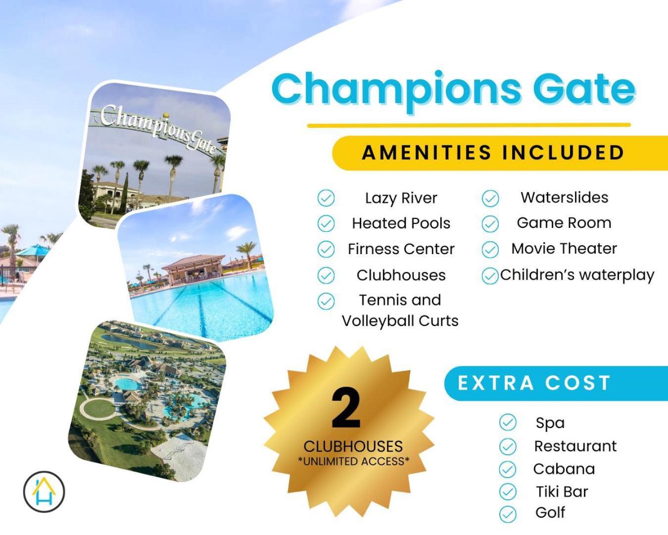 Superb Thematic 2Br Condo With 2 Clubhouses Kissimmee Extérieur photo